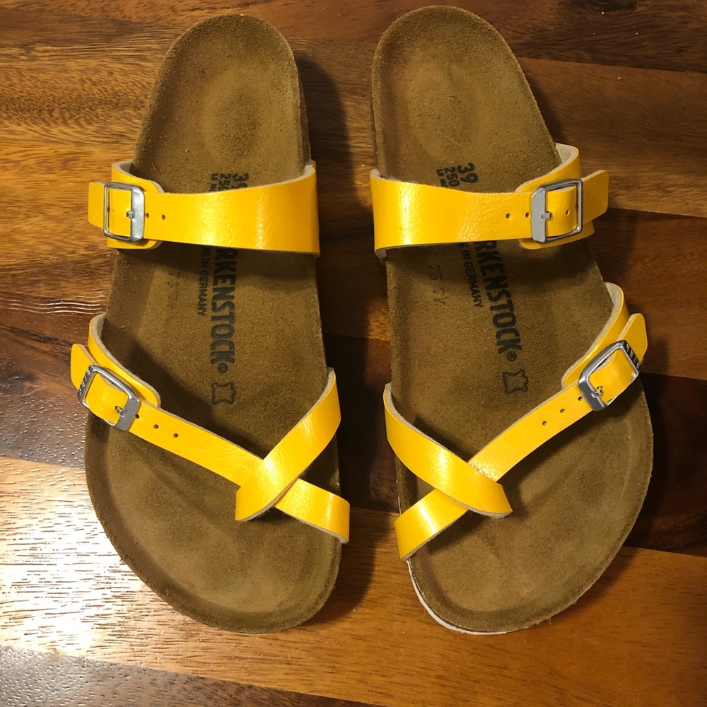 Birkenstock’s Yellow Mayari Size 39